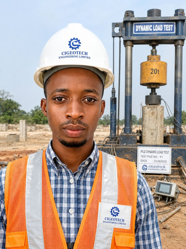 Mubarak Hassan, Site Engineer at Cigeotech Engineering Ltd